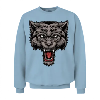 Mad Bear Unisex Sweatshirt - Light Blue
