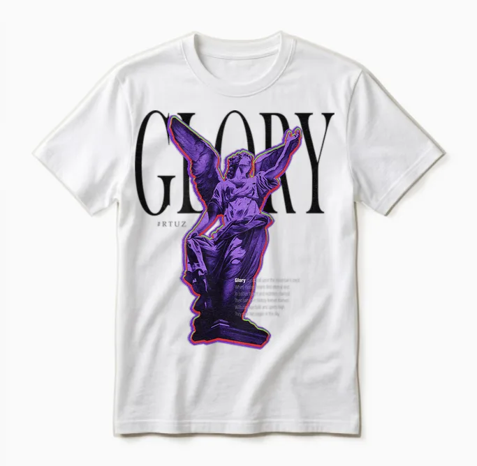 Back Print Angel Y2k Streetwear Aesthetic Women's Men's Angel Unisex T-Shirt in White