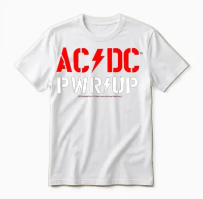 Ac/dc Pwr Up North American Tour Dates Back to 2025 Unisex T-Shirt - White