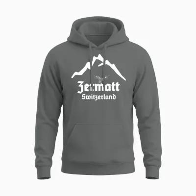 Zermatt Swiss Region Switzerland, Schweiz Unisex Hoodie - Graphite Heather