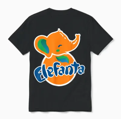 Ohmgd Kein Elefant, Kein Fanta, Es Ist Ein Elefanta-Spaßtier. Unisex T-Shirt - Black