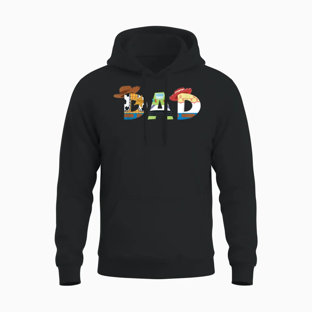 Disney and Pixar’s Toy Story Dad Father’s Day Birthday Unisex Hoodie in Black