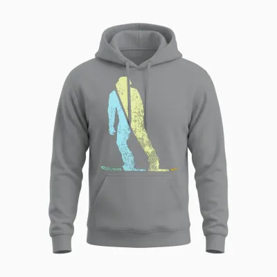 Snowboarding Retro Unisex Hoodie - Sport Grey