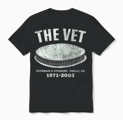 Veteranenstadion Philadelphia Unisex T-Shirt - Black