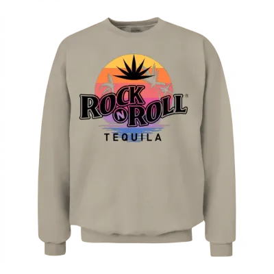 Rock N Roll Tequila Third Collection Unisex Sweatshirt - Sand