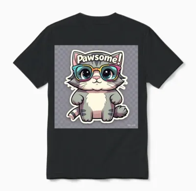 Funny Cat Lover T Shirt , Kitty Meme Tee for Cat Unisex T-Shirt - Black