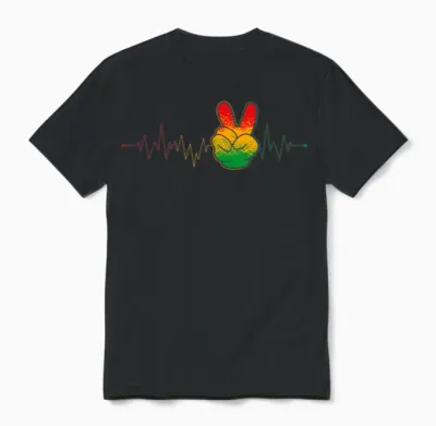 Good Rastafari Musik Vibes Only Rasta Jamaika Reggae Unisex T-Shirt - Black