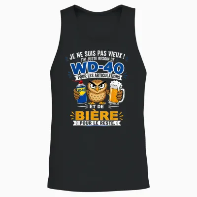 Je Ne Suis Pas Vieux J'ai Juste Besoin De Wd 40 Pour Les Unisex Tank Top - Black
