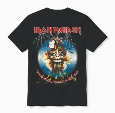 Iron Maiden - the Evil That Men Do Unisex T-Shirt - Black
