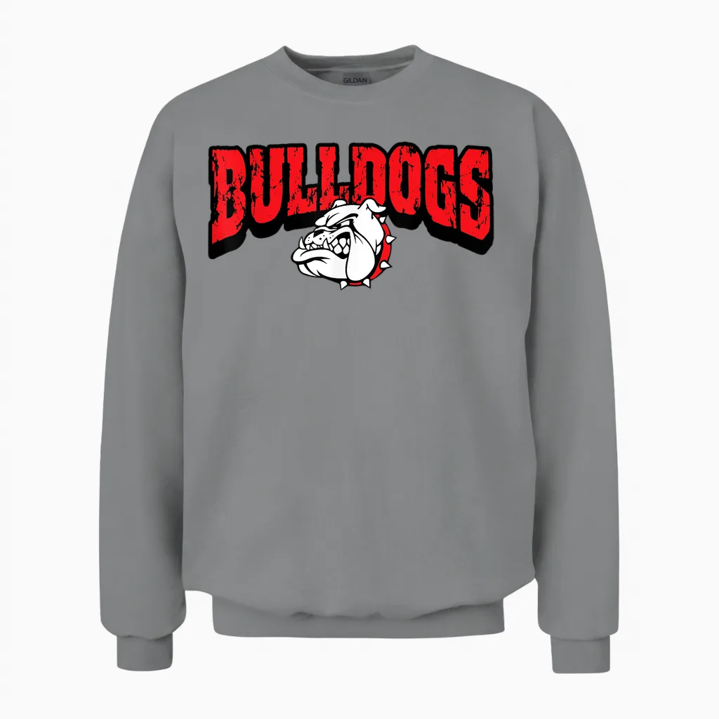 Bulldogs Back to School Spirit R Unisex Sweatshirt in Sport Grey