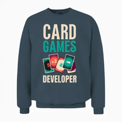 Card Games Developer Unisex Sweatshirt - Dark Heather