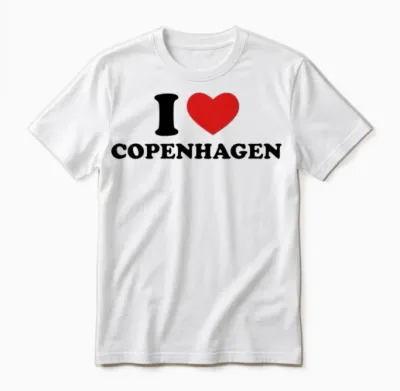 I Love Copenhagen Unisex T-Shirt - White