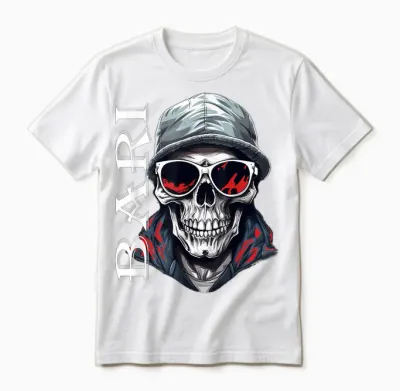 Bari T-Shirt Tradition Ultras Italy Bari Men's & Women's T-Shirt, Black Unisex T-Shirt - White