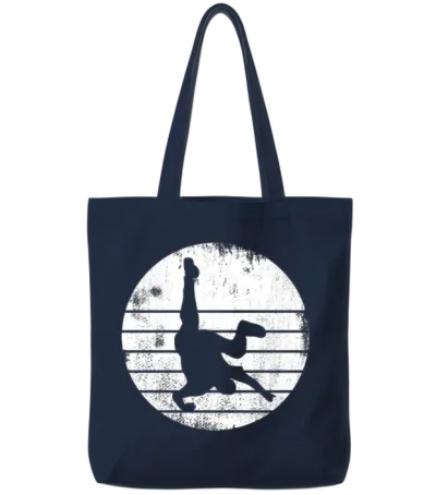 Break Dancer Sketch Tote Bags - Navy