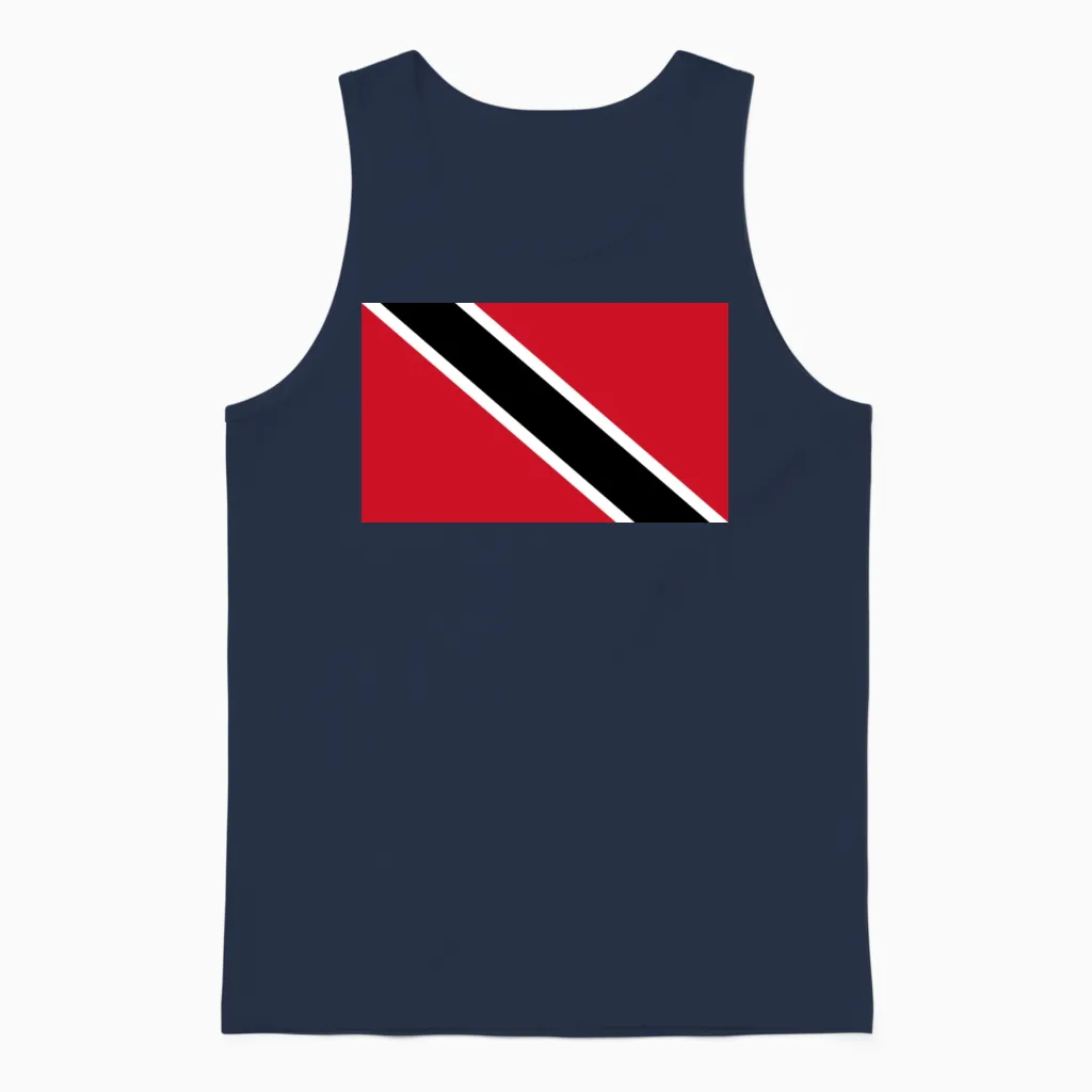 Trinidad Tobago Unisex Tank Top in Navy