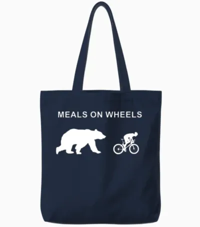 Meals on Wheels Tote Bags - Navy