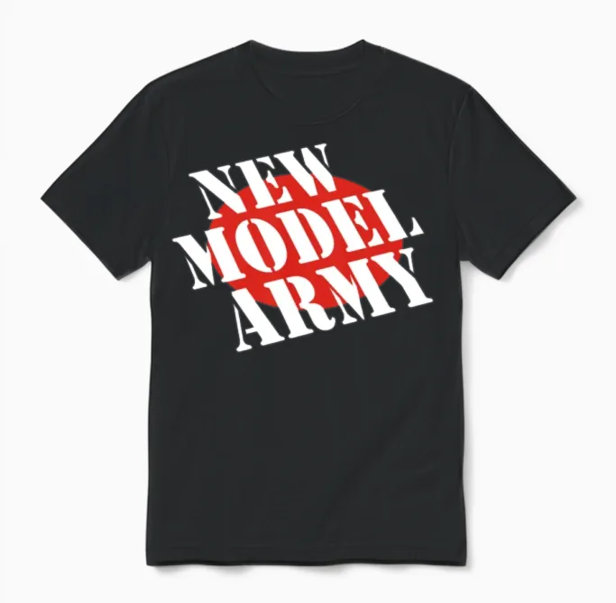 New Model Army Logo Unisex T-Shirt in Black