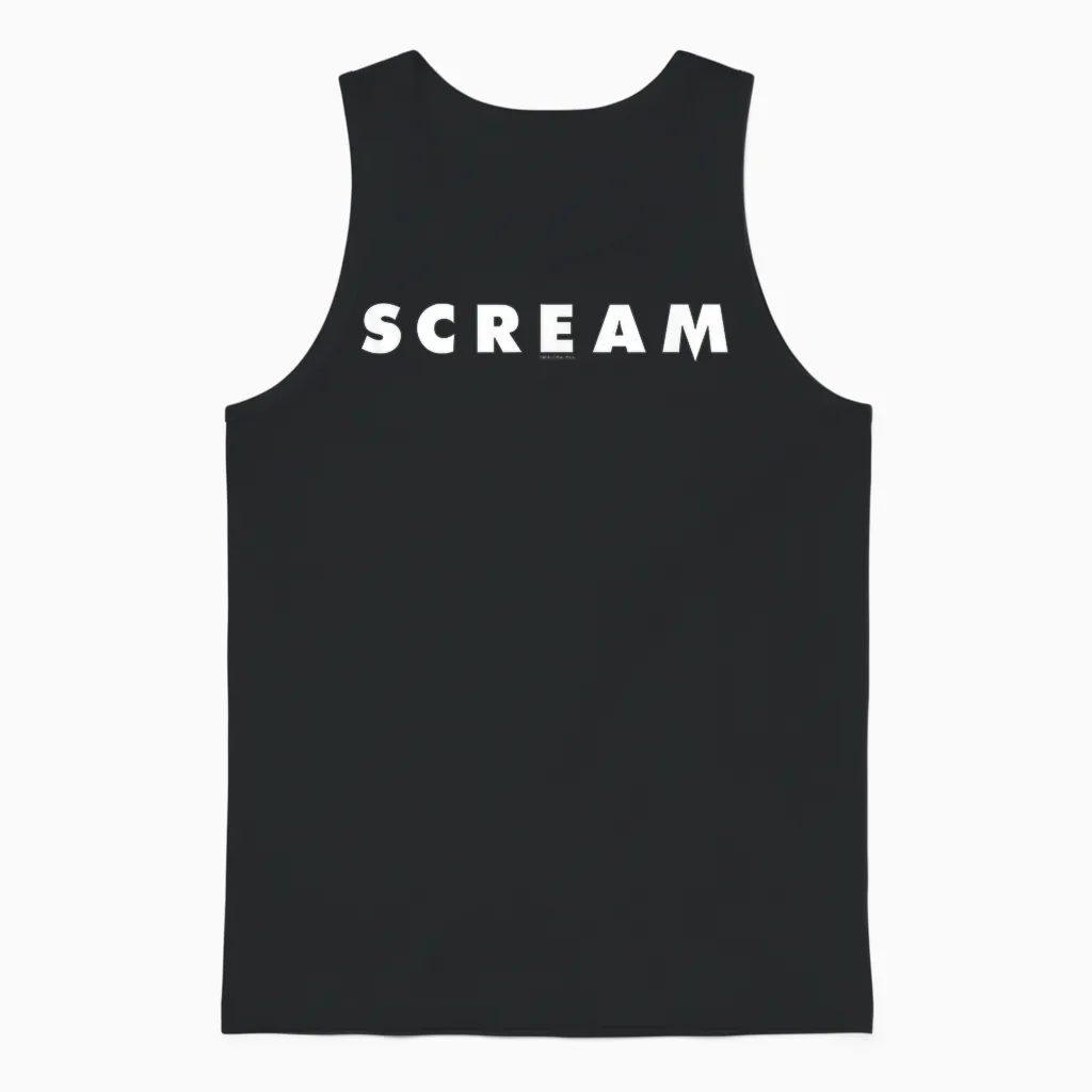 Scream - Logo Unisex Tank Top in Black