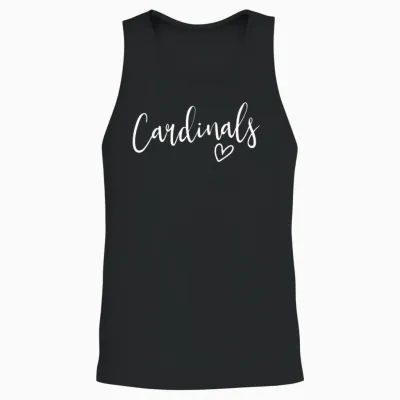 Cardinals School Cardinals Sports Team Women's Cardinals Unisex Tank Top - Black