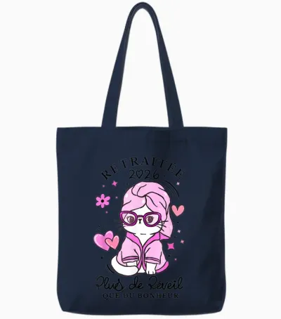 Retired Women 2026 Humor Gift Retirement 2026 Tote Bags - Navy