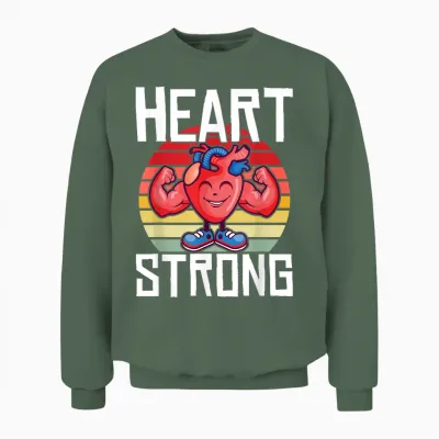 Recovery of the Heart Unisex Sweatshirt - Military Green