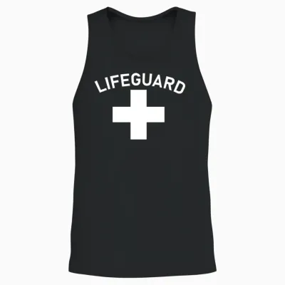 Emp Lifeguard Design Na Unisex Tank Top - Black