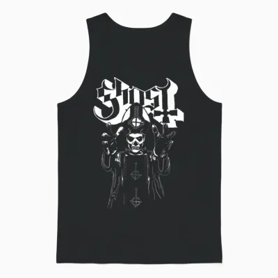 Ghost - Papa's Wrath Unisex Tank Top - Black