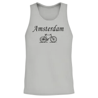 Amsterdam Unisex Tank Top - Ash – 2