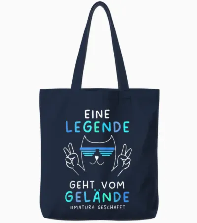 Matura Geschafft 2026 Maturaabschluss Tote Bags - Navy