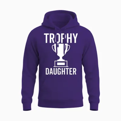 Trophy Daughter Unisex Hoodie - Purple