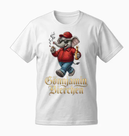 Gönnjamin Bierchen Benjamin Bierchen Bier Lecker Bierchen Unisex T-Shirt - White