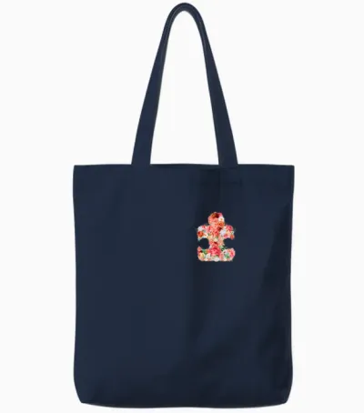 Autism Pocket Funny Tote Bags - Navy