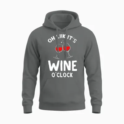 Wine Lovers Funny Women Funny Mom Wife Unisex Hoodie - Graphite Heather