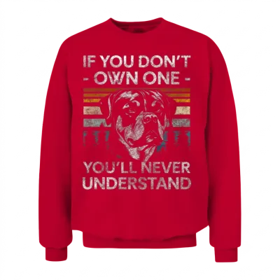 Pedigree Dog Dog Breed Dog Owners Dog School Unisex Sweatshirt - Red