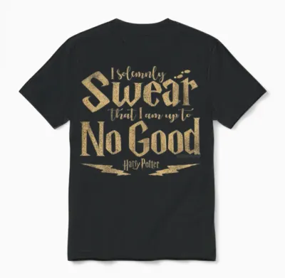 Harry Potter I Am Up to No Good Unisex T-Shirt - Black