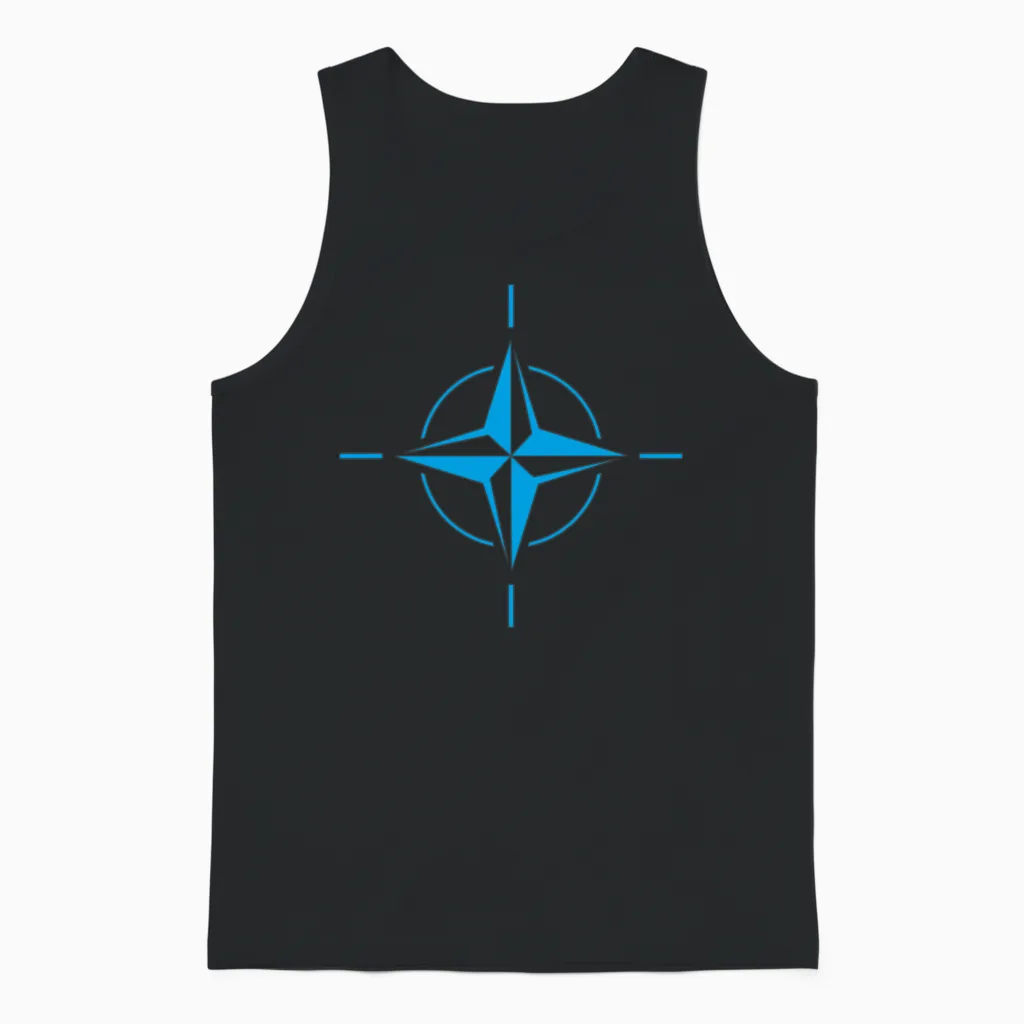 Nato Otan Unisex Tank Top in Black