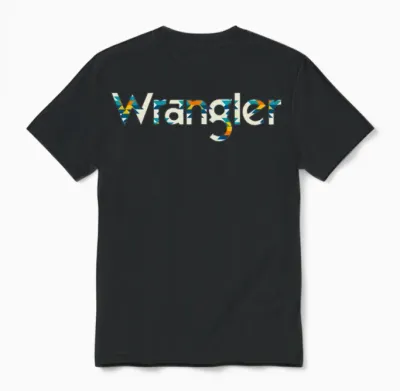 Vintage Cow Wrangler Western Cow Ull Cow Unisex T-Shirt - Black