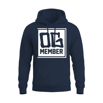 Og Member Unisex Hoodie - Navy