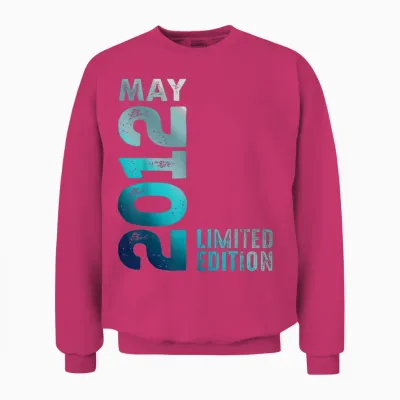 édition Limitée Mai 2012 Anniversaire Unisex Sweatshirt - Heliconia