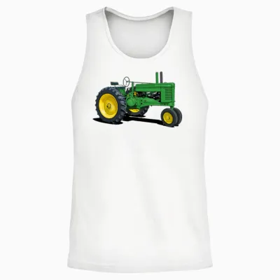 Old John Deere Classic Unisex Tank Top - White
