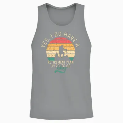 I Plan to Go Hiking Unisex Tank Top - Sport Grey