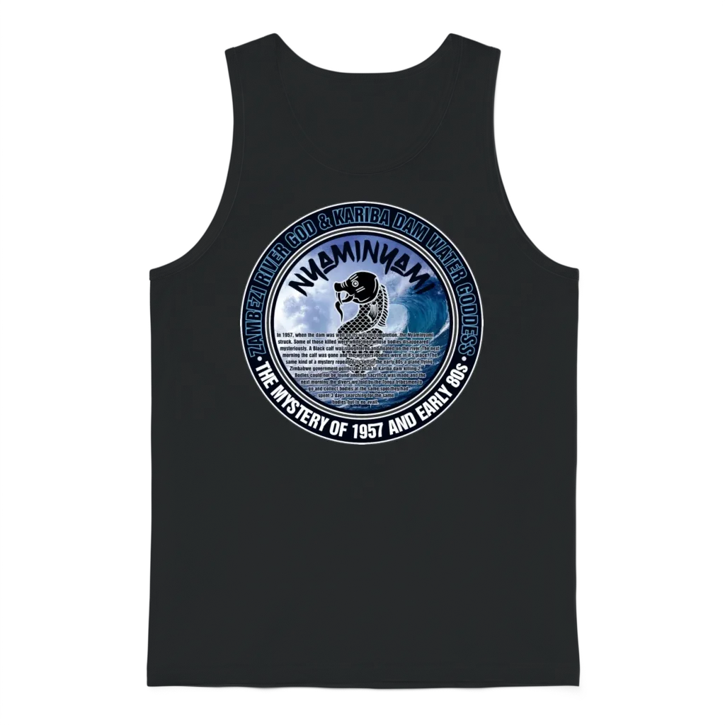 Nyaminyami Mystery of 1957 Early 80s Unisex Tank Top - Black