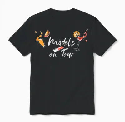 Women's Girls on Tour Girls Trip Girls Holiday Unisex T-Shirt - Black