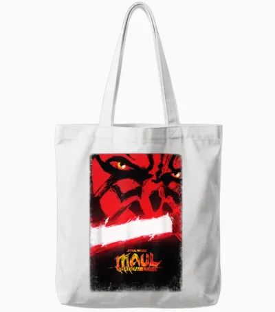 Star Wars Maul - Shadow Lord Official Pre-Release Poster Art Tote Bags - White