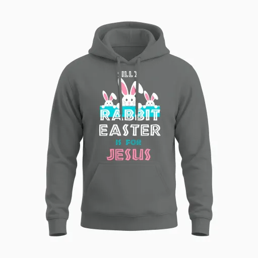 Silly Rabbit Easter Unisex Hoodie - Graphite Heather