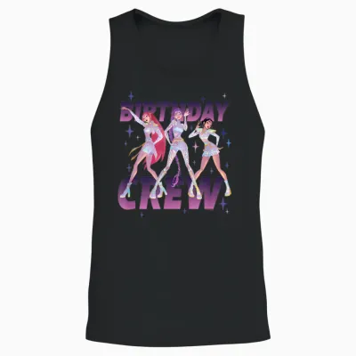 Kpop Demon Huntr/x Birthday Crew Officially Licensed Unisex Tank Top - Black