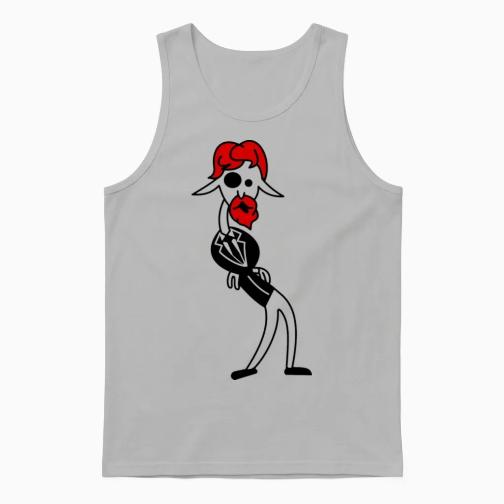 Mister Ginger Funny Unisex Tank Top in Ash