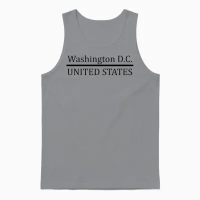 Washington D.c. Us Unisex Tank Top - Sport Grey