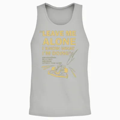 Kimi Raikkonen - F1 - I Know What I' Doing T-Shi Unisex Tank Top - Ash