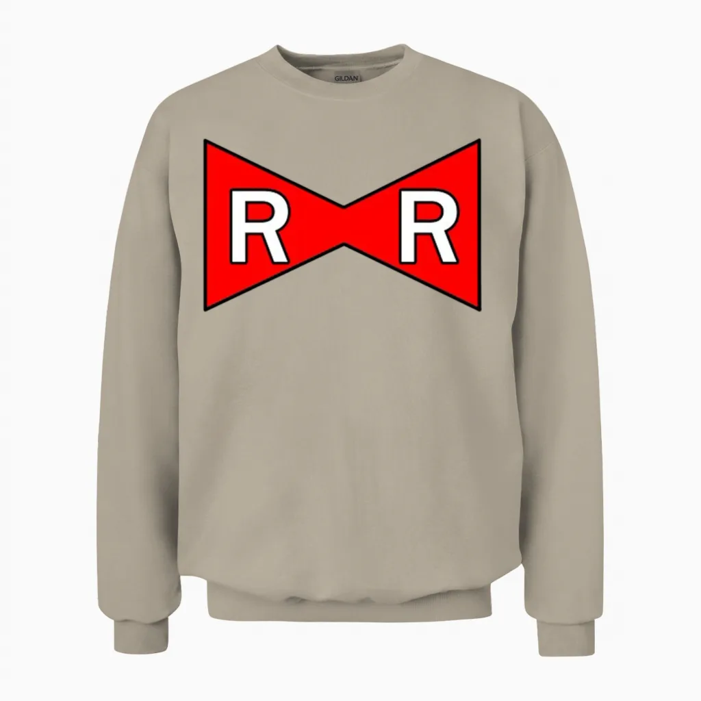 Android 17 Red Ribbon Army - Awareness Unisex Sweatshirt in Sand